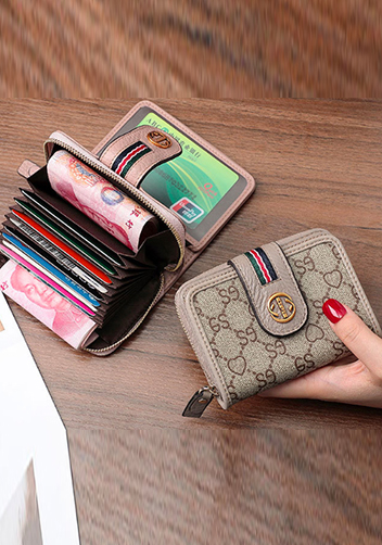 Jess Card Holder Wallet Beige