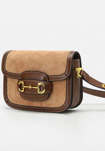 Alicia Leather Shoulder Bag Suede