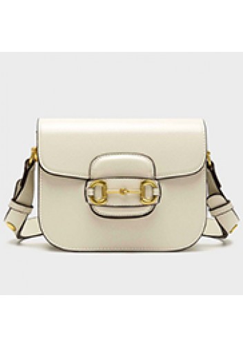 Alicia Vegan Leather Shoulder Bag Cream