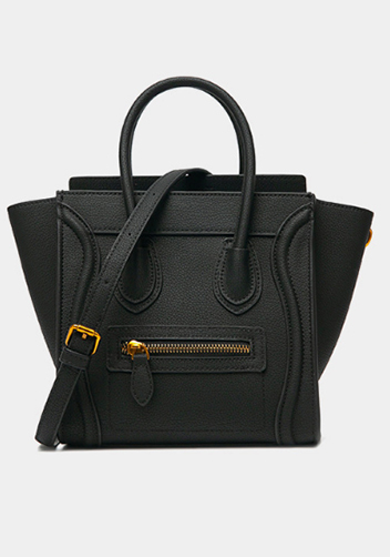 Vanessa Mini Tote Faux Leather Black