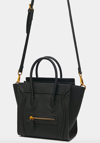 Vanessa Mini Tote Faux Leather Black