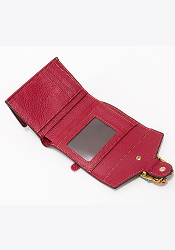 Jess Card Case Wallet Monogram Burgundy