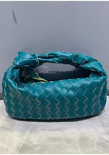 Dina Small Knotted Intrecciato Leather Tote Wild Duck