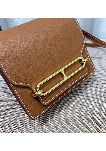 Kristine Leather Shoulder Bag Camel