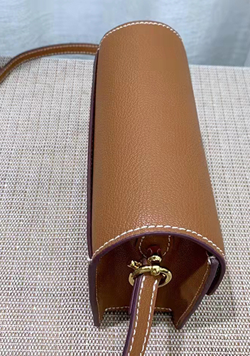 Kristine Leather Shoulder Bag Camel