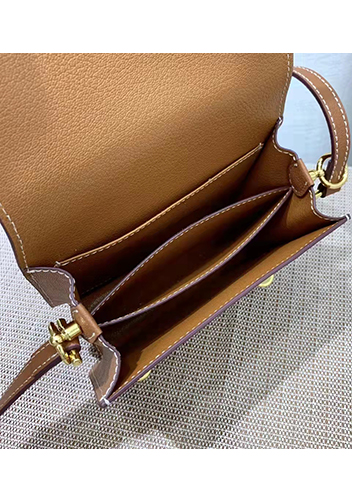 Kristine Leather Shoulder Bag Camel