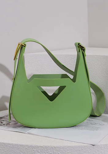 The JAB Leather Shoulder Bag Green