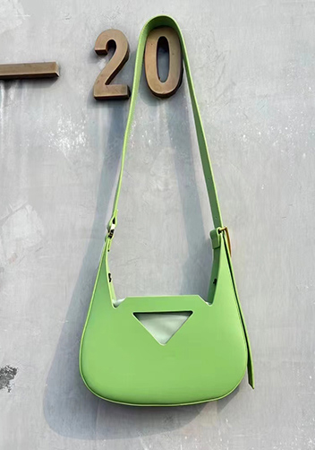 The JAB Leather Shoulder Bag Green