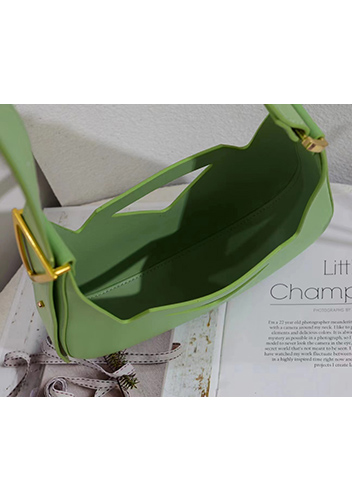 The JAB Leather Shoulder Bag Green