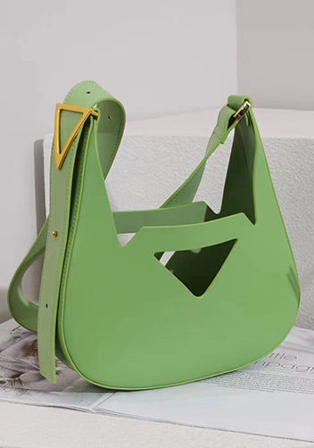 The JAB Leather Shoulder Bag Green