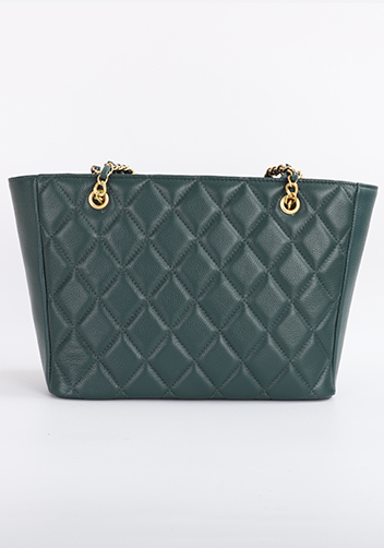 Adele Chain Shoulder Tote Bag Green