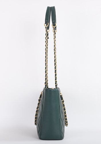 Adele Chain Shoulder Tote Bag Green