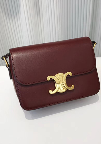 Yuga Classic Leather Bag Burgundy