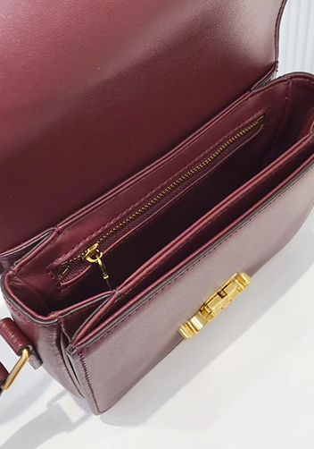 Yuga Classic Leather Bag Burgundy