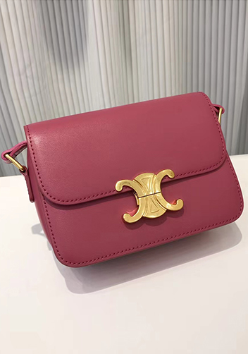 Yuga Classic Leather Bag Plum Purple