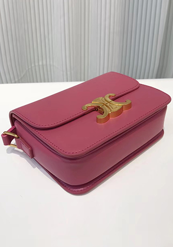 Yuga Classic Leather Bag Plum Purple