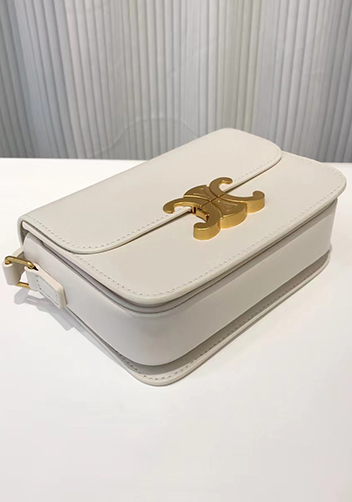 Yuga Classic Leather Bag Cream White