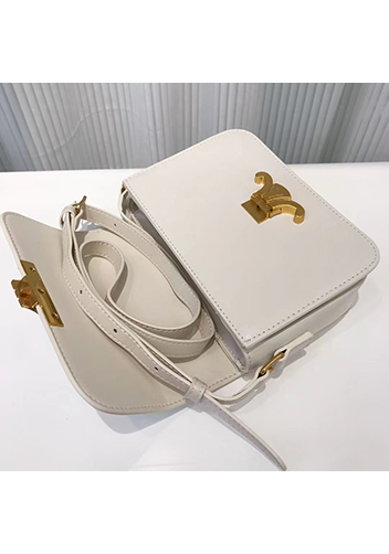 Yuga Classic Leather Bag Cream White