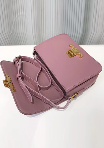 Yuga Classic Leather Bag Crystal Pink