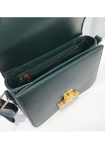 Yuga Classic Leather Bag Dark Green