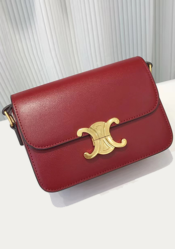 Yuga Classic Leather Bag Red