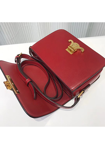 Yuga Classic Leather Bag Red