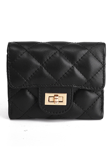 Kimberly Wallet Lambskin Leather Black