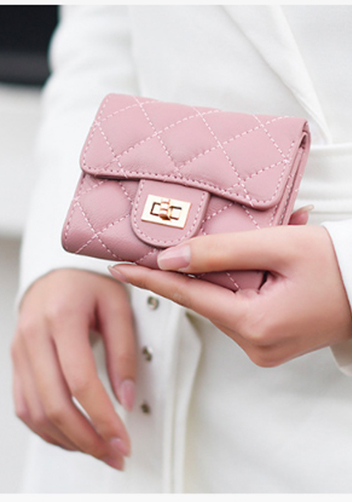 Kimberly Wallet Lambskin Leather Pink