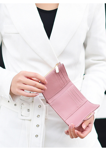 Kimberly Wallet Lambskin Leather Pink