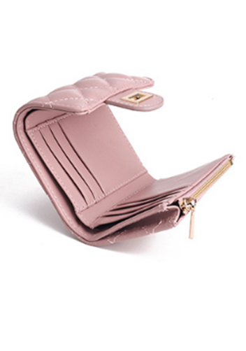 Kimberly Wallet Lambskin Leather Pink