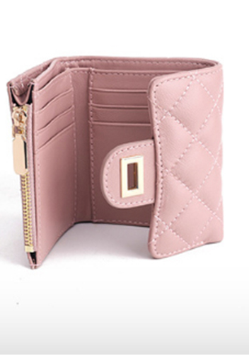 Kimberly Wallet Lambskin Leather Pink