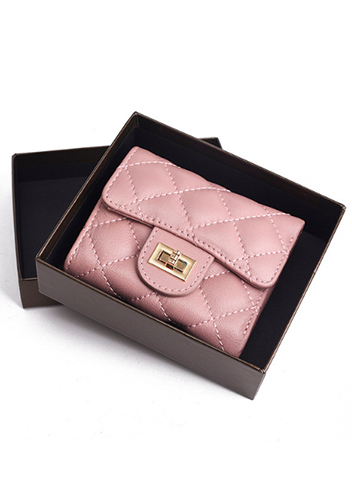 Kimberly Wallet Lambskin Leather Pink