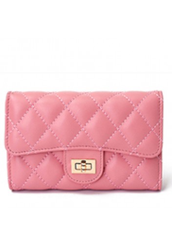 Kimberly Medium Wallet Lambskin Leather Pink