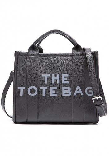 Tote Medium Bag Vegan Leather Black