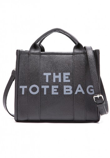 Tote Medium Bag Vegan Leather Black