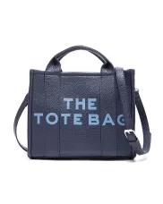 Tote Medium Bag Vegan Leather Dark Blue