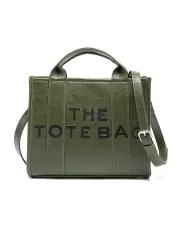 Tote Medium Bag Vegan Leather Green