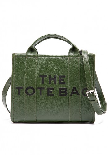 Tote Medium Bag Vegan Leather Green