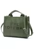 Tote Medium Bag Vegan Leather Green