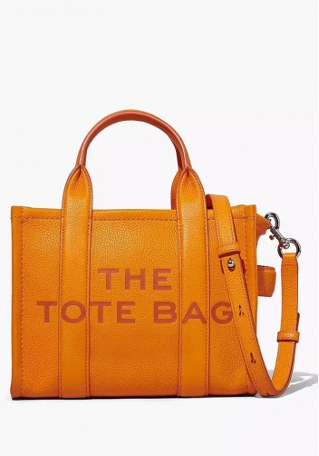 Tote Medium Bag Vegan Leather Orange