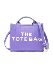 Tote Medium Bag Vegan Leather Violet