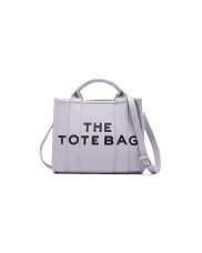 Tote Small Bag Vegan Leather Grey