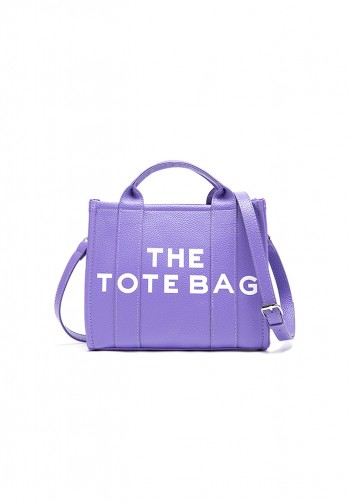 Tote Small Bag Vegan Leather Violet