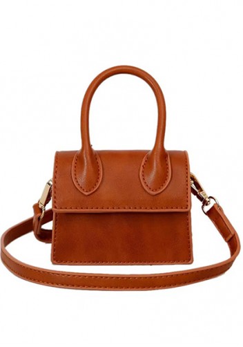 Small Is Beautiful Mini Bag Vegan Leather Brown