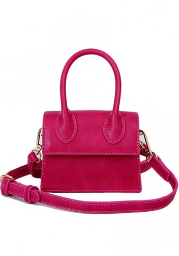 Small Is Beautiful Mini Bag Vegan Leather Hot Pink