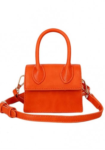 Small Is Beautiful Mini Bag Vegan Leather Orange