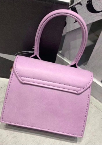 Small Is Beautiful Mini Bag Vegan Leather Purple