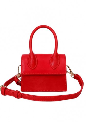 Small Is Beautiful Mini Bag Vegan Leather Red