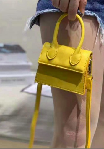 Small Is Beautiful Mini Bag Vegan Leather Yellow