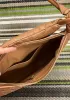 Gemini Woven Shoulder Bag Camel